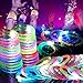 OLUPP 48 Pack LED Light Up Bracelets Glow in the Dark Party Supplies 6 Color Glow Bracelets Rave Party Favors for KidsAdults Birthday ConcertGoodie Bag Fillers New Year - Image 2