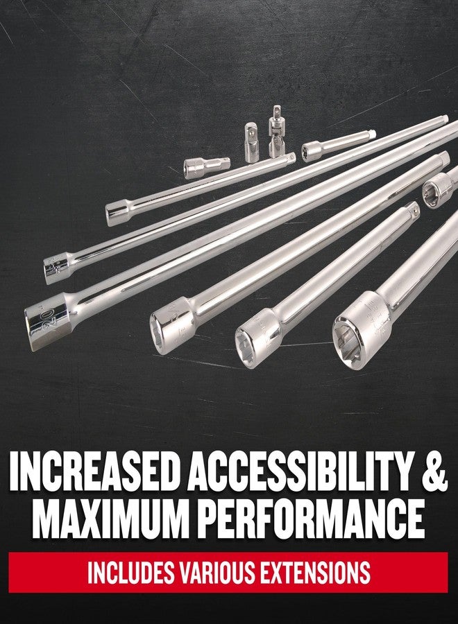 كرافتس مان طقم تمديد المقبس/طقم محول المقبس من كرافتسمان، ٢١ قطعة (CMMT42283) - Image 3