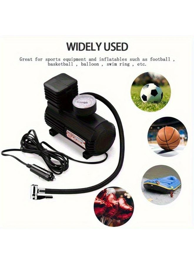 Portable 12V 24V 36V 300PSI Heavy Duty Air Compressor Black Digital Tire Inflator - Image 4