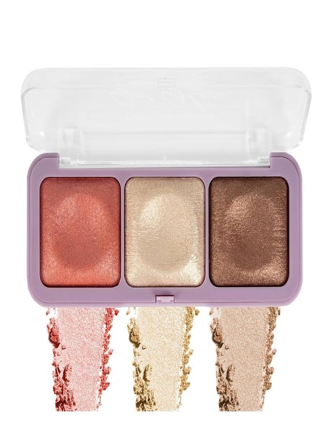 Gonegal Get Glow Highlighter Palette | Ultra Blendable & Long Lasting | Shimmer Finish & Illuminating Glow (Shade-03) - Image 1