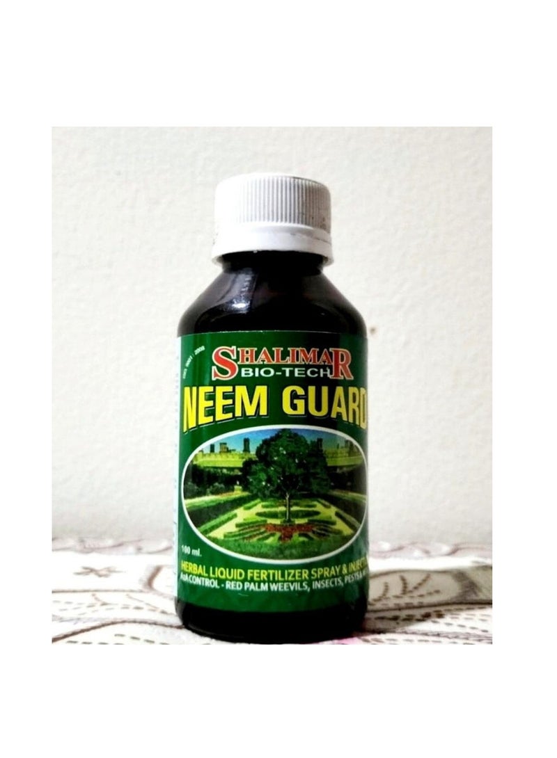 شاليمار مبيد نيم جارد الحشري عبارة عن بخاخ سائل من زيت النيم ذو تقنية حيوية مصمم لحماية جميع أنواع النباتات من مجموعة واسعة من الآفات مع زجاجة لتر، يعتبر محلول زيت النيم مثاليًا للاستخدام السكني والتجاري على حد سواء، حيث يوفر طريقة طبيعية وصديقة للبيئة لمكافحة الآفات. - Image 2