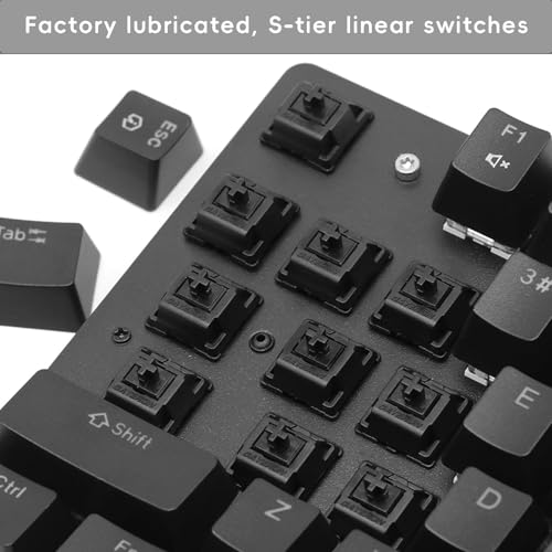 kutethy Gateron Oil King V2 Pre Lubed 5pin Linear Switches for Mechanical Keyboard (36 PCS, Oil King) - Image 4