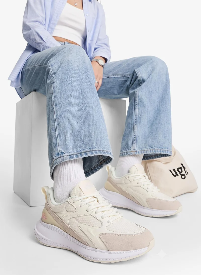 Lacoste OFF WHT/OFF WHT L003 Low Top Athleisure Sneakers for Women | Best Price UAE