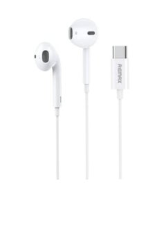 REMAX High-Fidelity REMAX RM-702i USB-C Earphones Featuring Ergonomic Design, Balanced Sound Quality, and Smart MIC Controls for Seamless Audio Experience  - Image 1