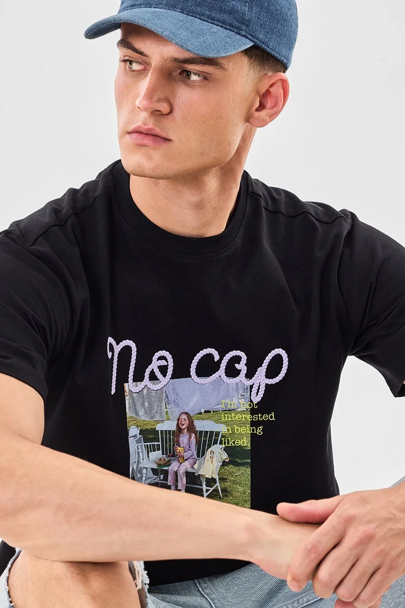 سنيتش تيشيرت قطن % بقصة عادية