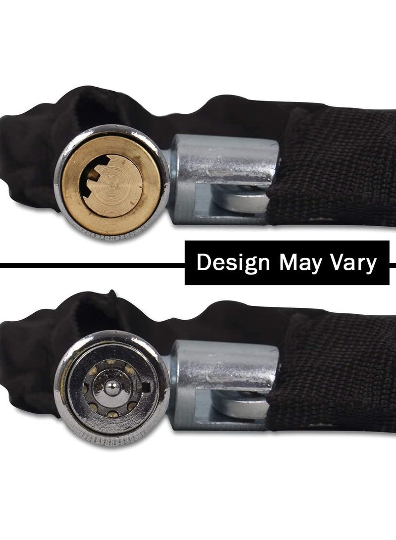 قفل سلسلة، مغلف بالقماش  الناعم لقفل أمان معدني للدراجات النارية والدراجات - Image 5