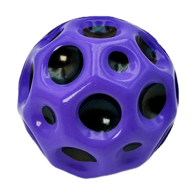 Buko Super Infinity Crazy Bounce Moon Ball: Ultimate Grip and Catch, Enhances Hand-Eye Coordination (Pack of 1 (Purple) - Image 1