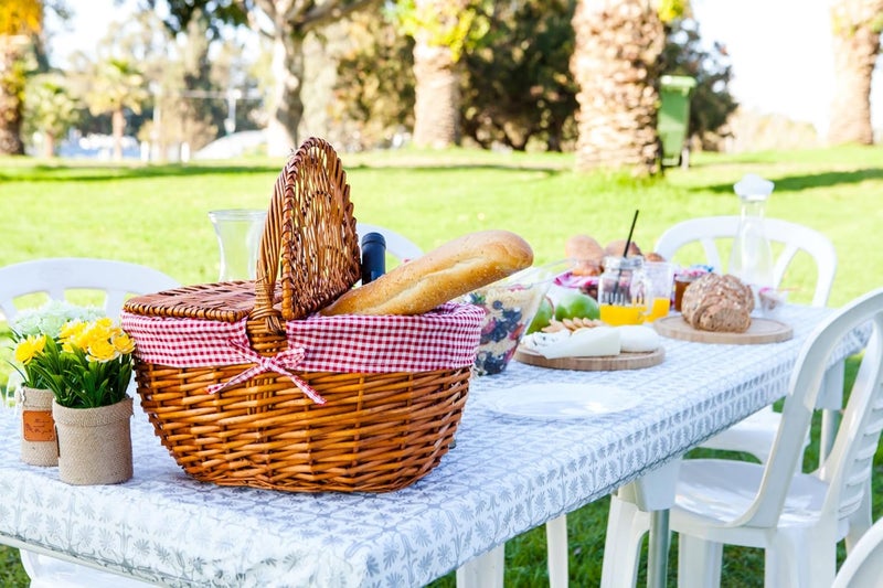 TopTableCloth Plastic Fitted Vinyl Tablecloths Silver Patterned 20 x 48 inch Home Tablecloth Rectangular Table Cloth Stay Put Elastic Picnic Table Covers for Folding Table Outdoor Indoor Thanksgiving - Image 2