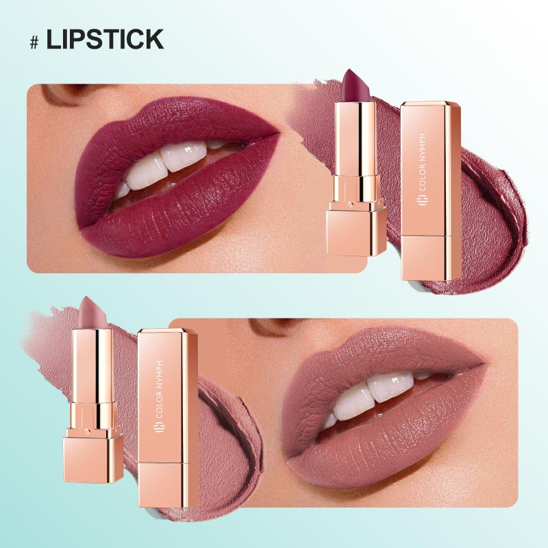 Color Nymph All In One Makeup Kit, Makeup Gift Set for Beginners Teenager Girls with Eyeshadow Palette Blush Lipstick Lip Pencil Eye Pencil Brush Mascara Portable Bag - Image 5