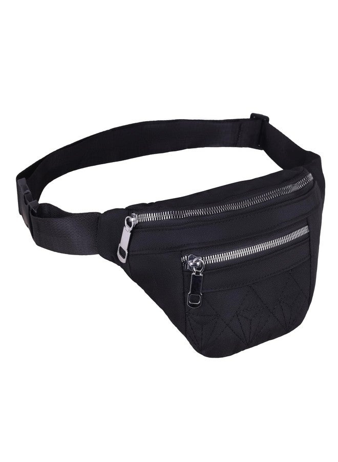 Wildhorn Menâ€™s Crossbody Sling Bag | Compact Waist & Chest Bag | Water-Resistant Travel Fanny Pack with Adjustable Strap for Daily Use, Hiking & Outdoor Adventures (Black) - Image 2