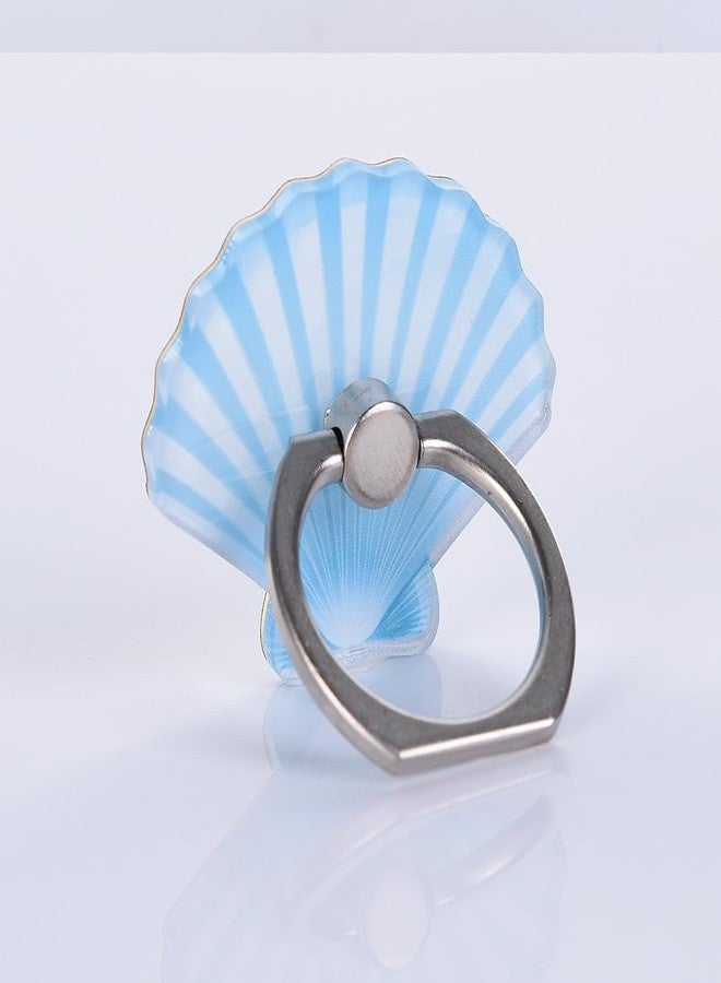 JCSMARTEC 4Pack Cute Phone Ring Holder, Mermaid Scale Sea Shell 360 Rotation Universal Finger Ring Stand Kickstand Grip Mount for Cellphones(Sea Shell) - Image 3