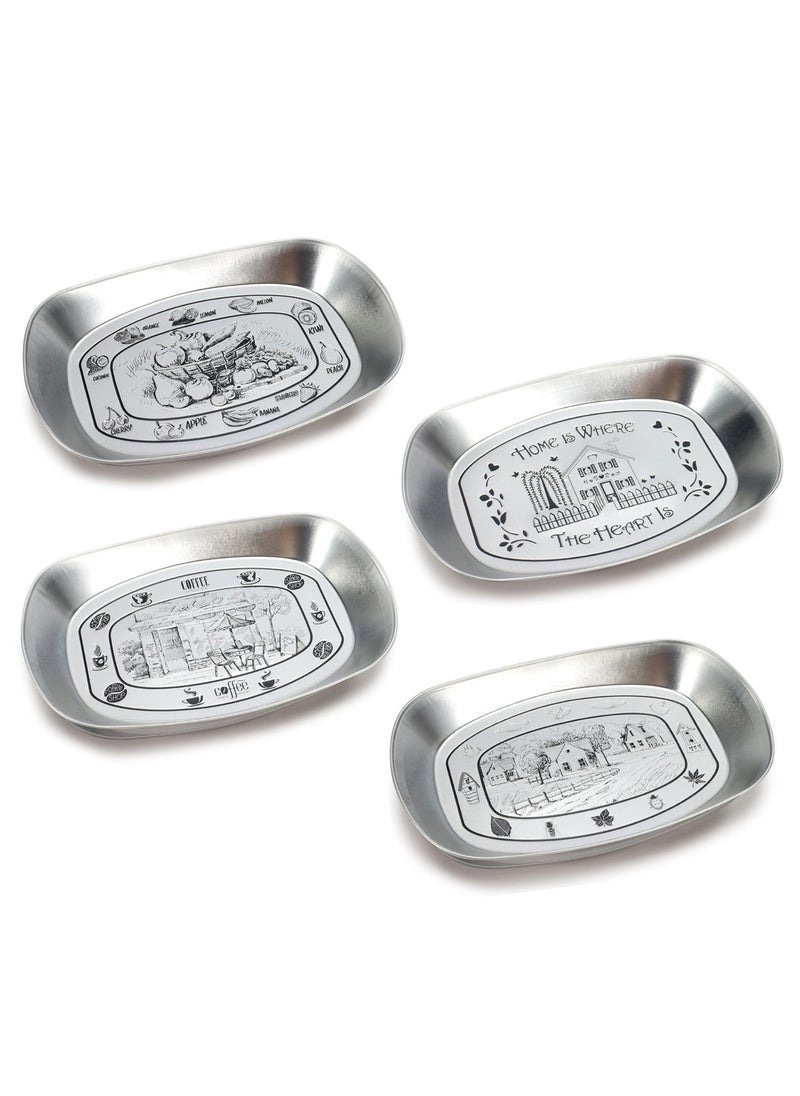 Hanghaijia Kitchen Restaurant Vegetable Appetizer Snack Fruit Bowl Tray Camping Tableware  - Image 1