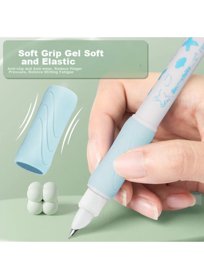 Snowhite Direct Liquid Fountain Pen, No Need To Change Ink Cartridge, Quick-Drying, Large Capacity, Suitable For Third Grade Elementary Students, Ef Extra Fine Nib For Practicing Handwriting, Fp801A B - Image 2
