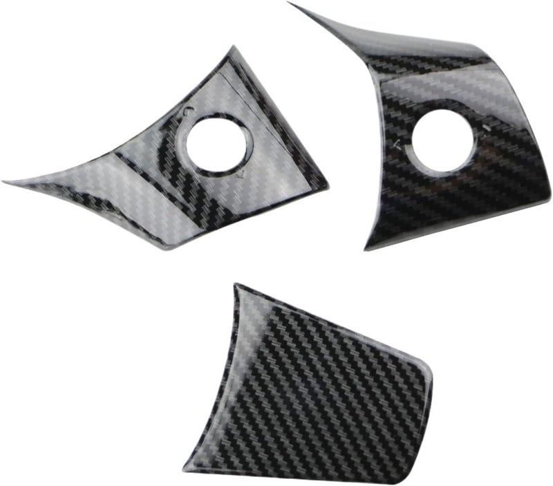Carbon Fiber Steering Wheel Cover for Tesla Model 3 - Image 1