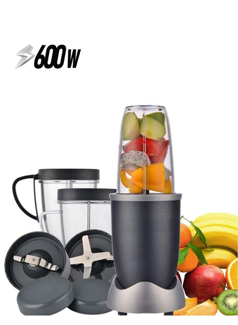 DUKASOU 600W High Speed Blender, 9-Piece Multi-Functional Countertop Blender Mixer System with Nutrient Extractor - Image 1