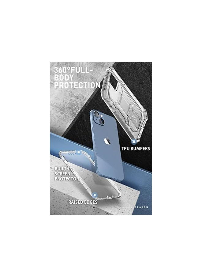 I-blason Armorbox Series Designed for iPhone 14 Case 6.1" (2022)/iPhone 13 Case 6.1" (2021), Full-Body Rugged Holster Bumper Case with Built-in Screen Protector & Kickstand  - Image 3
