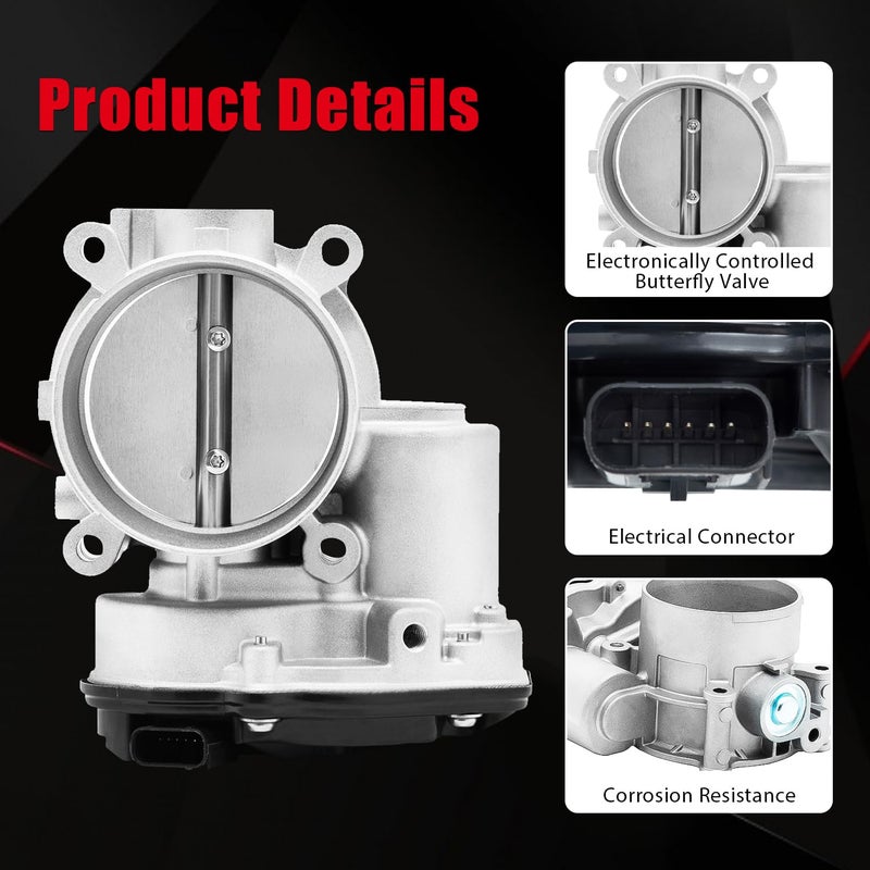 PLDDE S20062 Electronic Throttle Body Assembly with TPS Position Sensor for Ford Vehicles - Image 2