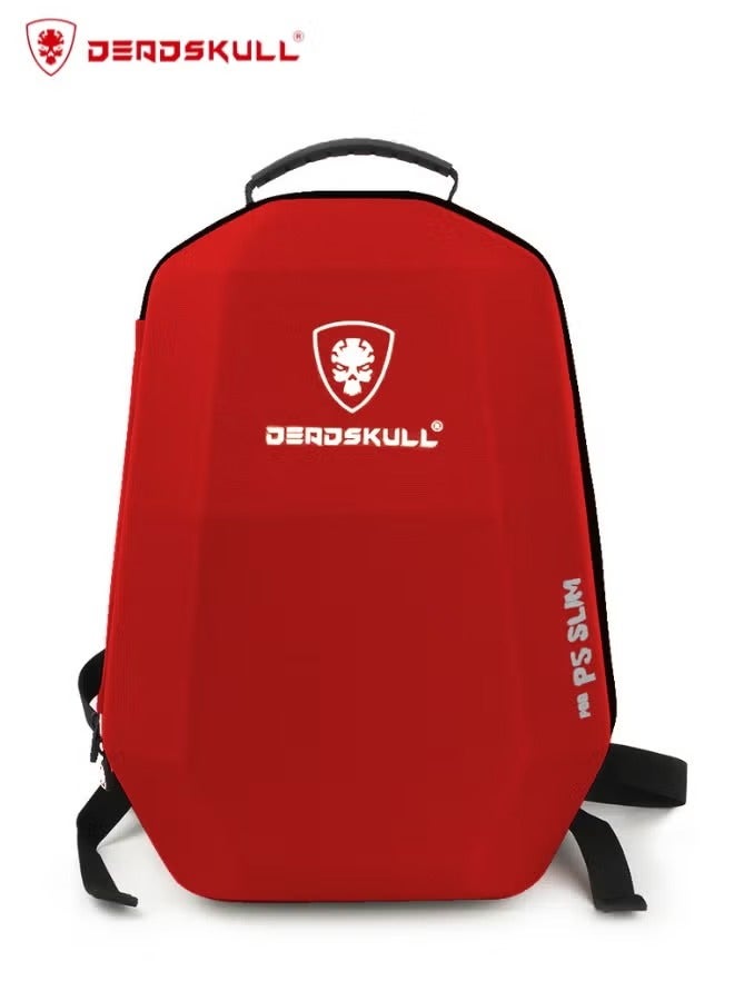DEADSKULL For Sony PS5 Slim Carrying Case Travel Storage Bag Compatible with PlayStation 5 Slim Red  - Image 2