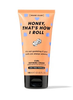 MANE CLUB MANE CLUB Honey, That's How I Roll Curl Defining Cream cruelty free, vegan, no sulfates or parabens, 5 Oz  - Image 1