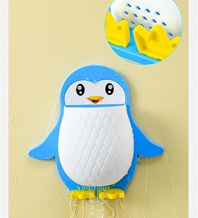 ZURITY Cartoon Design Toothpaste Holder Wall Mounted Self Adhesive Storage Stand Remote/Mobile/Pen/Pencil/Makeup Brush Stand Holder Bathroom Accessories (Pack of 1,Multicolor) - Image 2