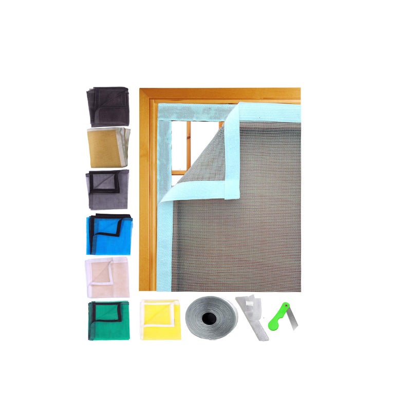 SAI PRASEEDA Mosquito Net for Window with Fiber Glass 3/4feet (90/120cm) 35/47Inches 1 Year Guarantee Already Stitched with Net - 200GSM No:16, White - Image 3