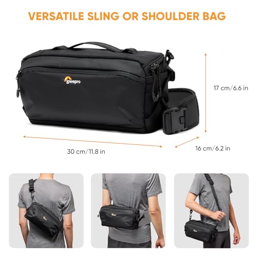 Lowepro ProTactic Lite SLX 120 AW III Camera Sling Bag Professional Camera Rain Cover Lightweight Crossbody Sling Backpack for Photographer Videographer Volume 5L for DSLRMirrorless - Image 3