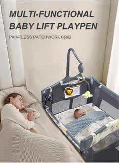 MaBaby Multifuctional Baby Crib Bed With Large Storage Basket  - Image 3