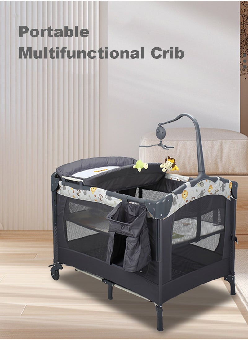 Multifuctional Baby Crib Bed With Large Storage Basket - pzsku/Z508EB4E181D709D2B8BBZ/45/_/1735626529/dc5d33be-3739-4bec-98d6-7ee2167d6bd8