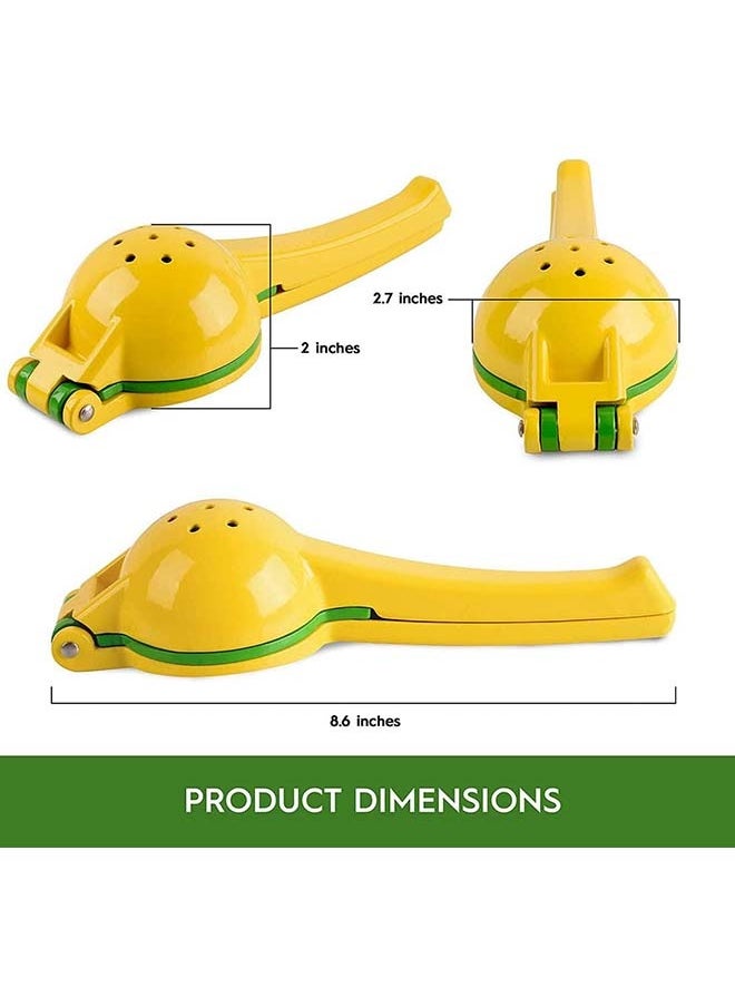 Lemon Squeezer  New Top Metal Citrus Squeezer Lemon Juicer Lime Squeezer Robust Design Anti corrosion and Dishwasher Safe  Faster More Efficient Juicing