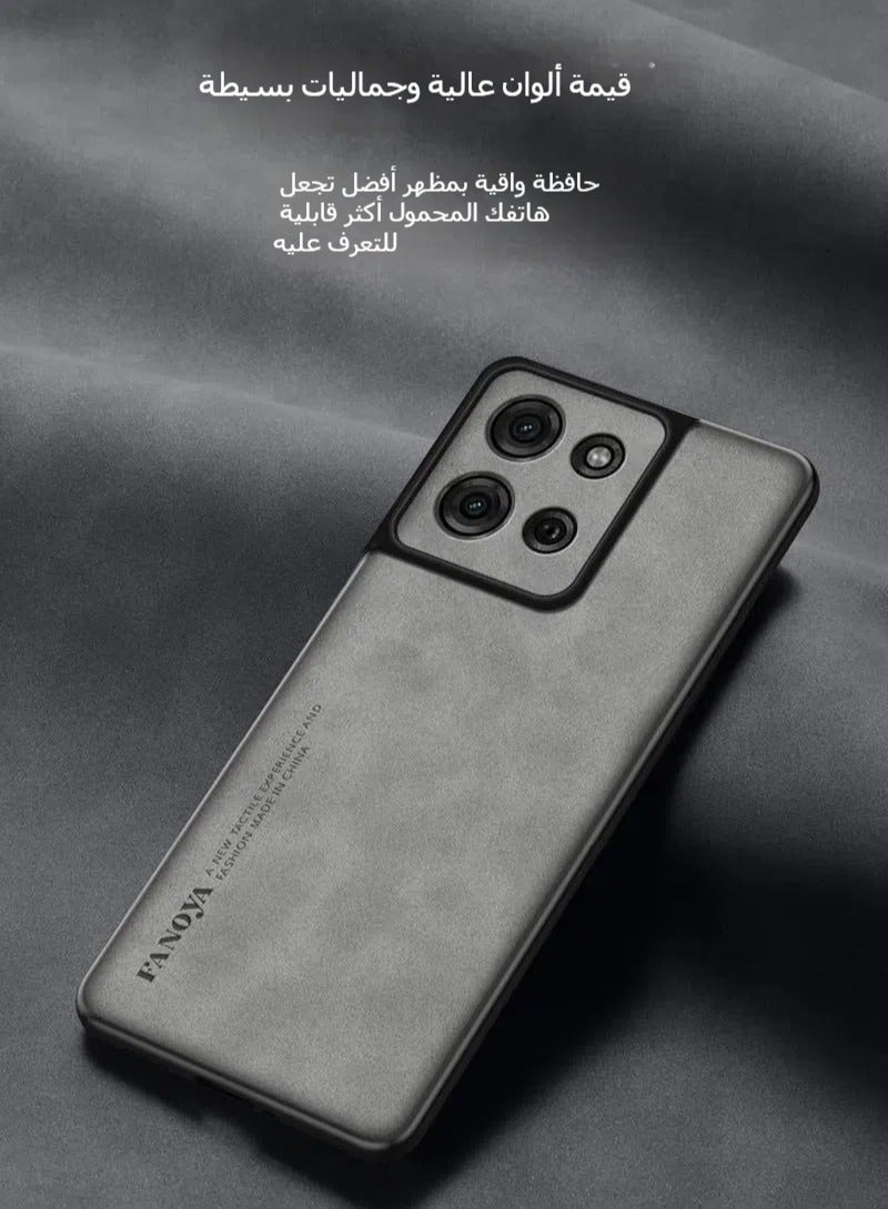 general Phone case for MOTOROLA Moto G75 5G phone case, pure leather soft TPU silicone crash protection case for MOTOROLA Moto G75 - Image 2