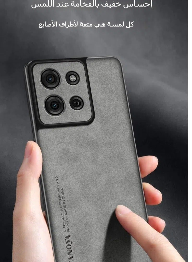 general Phone case for MOTOROLA Moto G75 5G phone case, pure leather soft TPU silicone crash protection case for MOTOROLA Moto G75 - Image 3