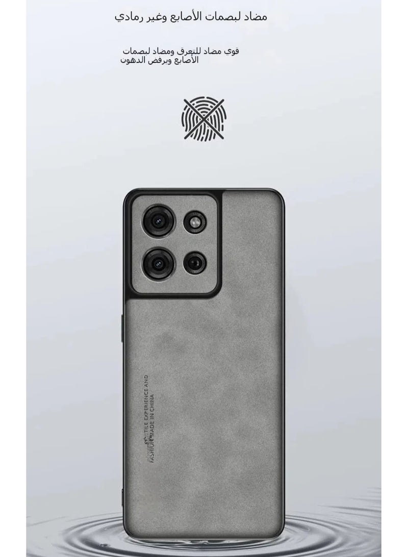 general Phone case for MOTOROLA Moto G75 5G phone case, pure leather soft TPU silicone crash protection case for MOTOROLA Moto G75 - Image 4