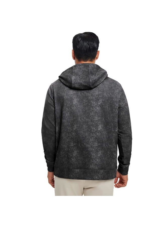 M MAELREG Hoodies for Men Golf Soft Hooded Sweatshirts Dry Fit Lightweight Casual Midlayer Print Mens Hoodies Pullover, Mg014- Black, L - Image 3