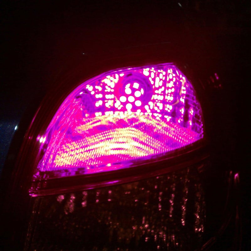 PA 2pcs 3157 LED Auto Tail Light Bulbs - Purple - Image 3