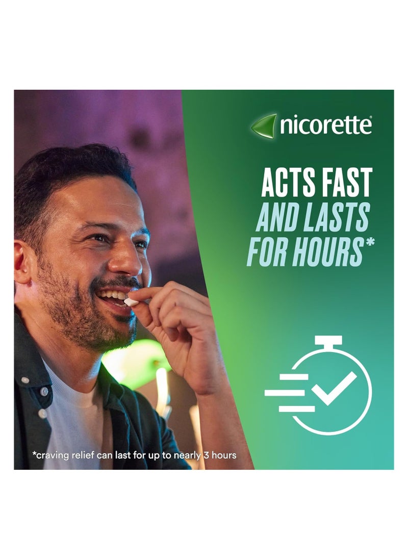 nicorette Freshmint 4mg Gum 105 Pieces Stop Smoking Nicotine Gum  - Image 2