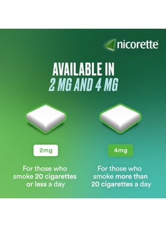 nicorette Freshmint 4mg Gum 105 Pieces Stop Smoking Nicotine Gum  - Image 4