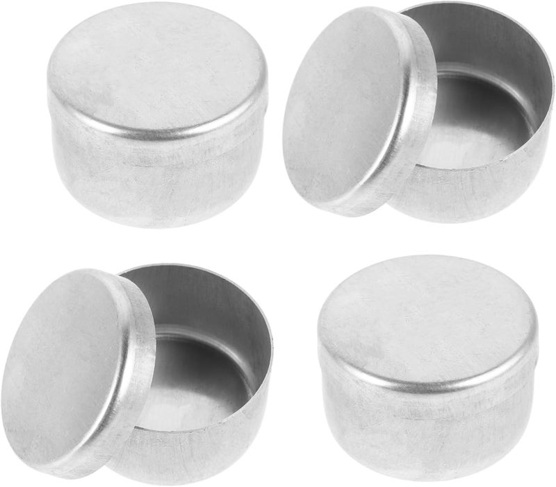 4pcs Aluminum Soil Storage Containers Sample Holders for Laboratory and Field Use Convenient and Stylish Storage Jars for Soil Samples - Image 1
