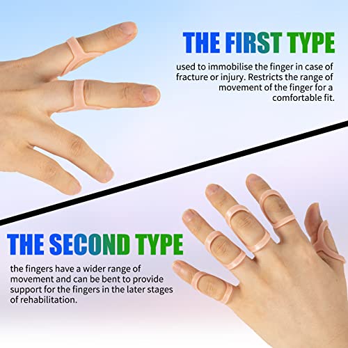 GHORTHOUD 14 Pcs Finger Splints - Finger Splint Sizing Kit for Arthritis, Mallet Finger - Thumb Splint, Trigger Finger Splint For Thumb, Middle, Pinky or Ring Finger (A Complete Kit (Sizes 2~15)) - Image 5