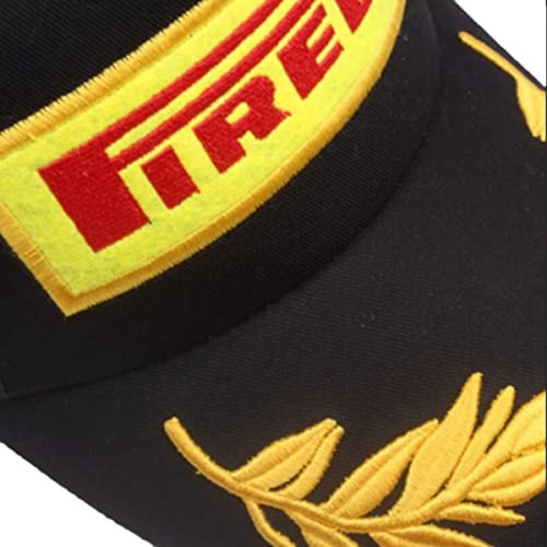 Pirelli Unisex Adult Podium 1st Place Champion Cap Black Adjustable Strapback Hat - Image 5