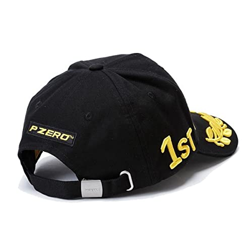 Pirelli Unisex Adult Podium 1st Place Champion Cap Black Adjustable Strapback Hat - Image 3