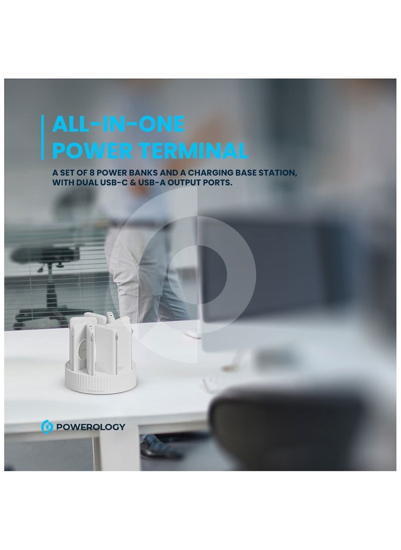 Powerology Powerology 8in1 Station 10000mAh PD 120W QC Wireless Power Bank  - Image 5