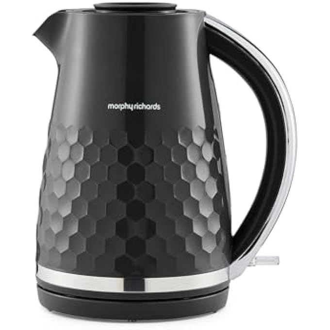 morphy richards Hive Kettle 15L Easy Fill System Enhanced Waterspout 3Kw Rapid Boil 360 Degree Base Limescale Filter Water Viewing Window Black 108271 - Image 1