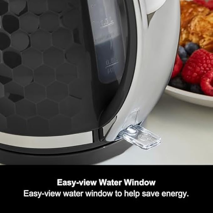 morphy richards Hive Kettle 15L Easy Fill System Enhanced Waterspout 3Kw Rapid Boil 360 Degree Base Limescale Filter Water Viewing Window Black 108271 - Image 5