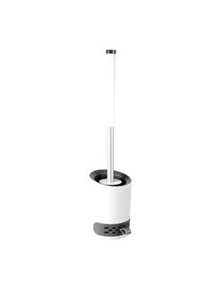 Soft plastic TPR Silicone round scrub toilet brush With Holder for bathroom cleaner