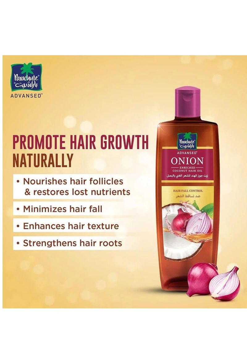 باراشوت زيت جوز الهند الشعر الغني بالبصل 300 مل - Image 2