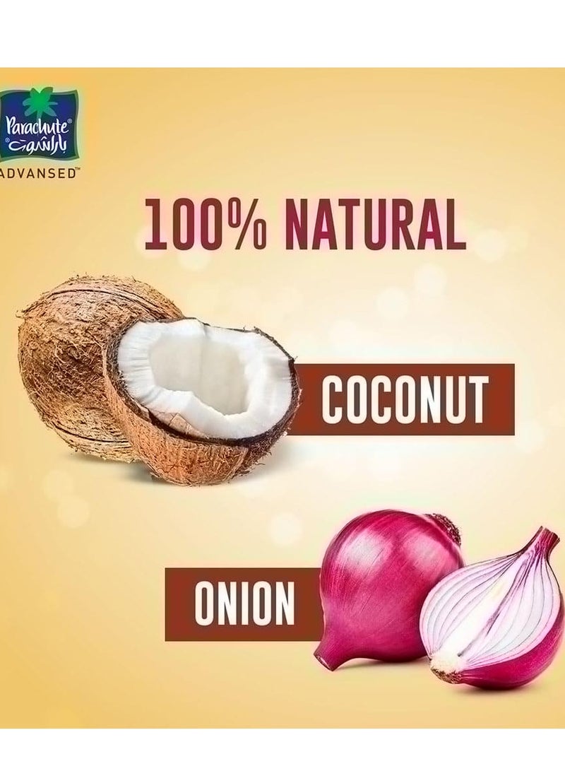 باراشوت زيت جوز الهند الشعر الغني بالبصل 300 مل - Image 3