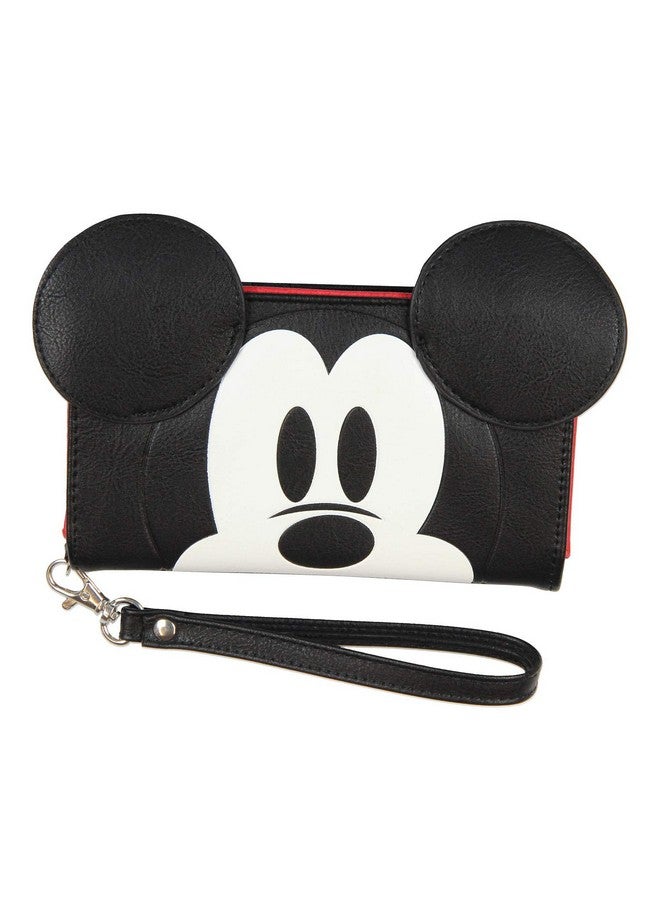 Bioworld Disney Mickey Mouse Ears 90 Years True Original 3D Cell Phone Wristlet Wallet - Image 1