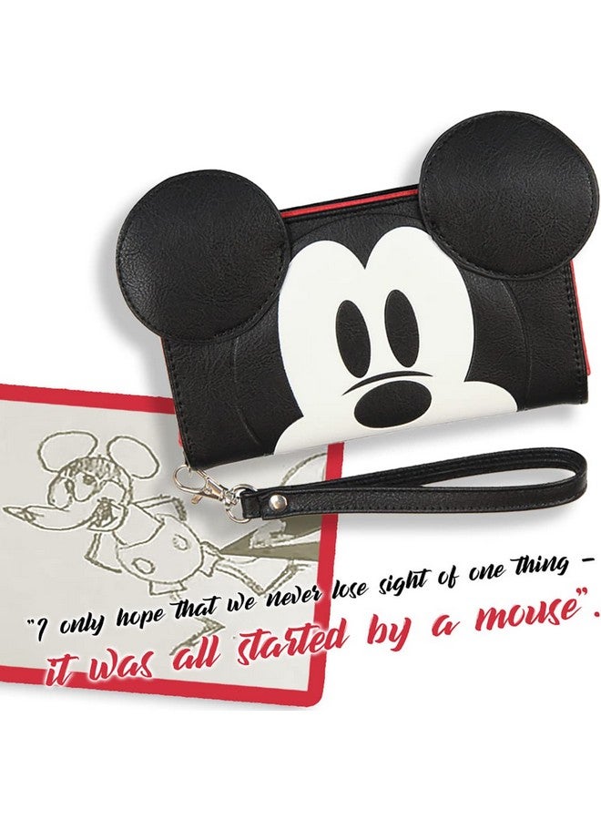 Bioworld Disney Mickey Mouse Ears 90 Years True Original 3D Cell Phone Wristlet Wallet - Image 4