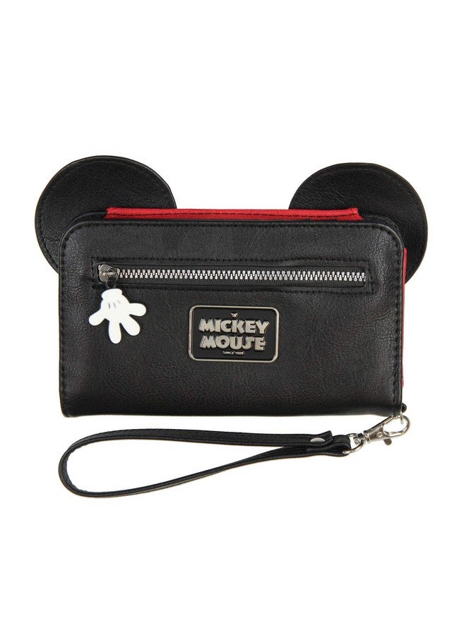 Bioworld Disney Mickey Mouse Ears 90 Years True Original 3D Cell Phone Wristlet Wallet - Image 2