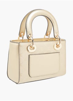 Le Confort Women Monogram Embossed Tote Bag with Zip Closure Ramadan Collection  - Image 3